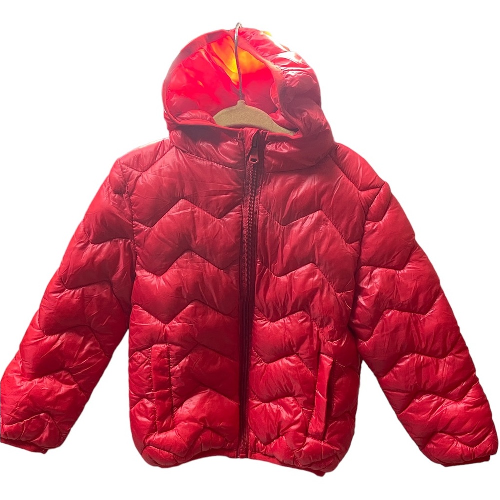 Toddler Hooded Ultralight Red Down Winter Jacket